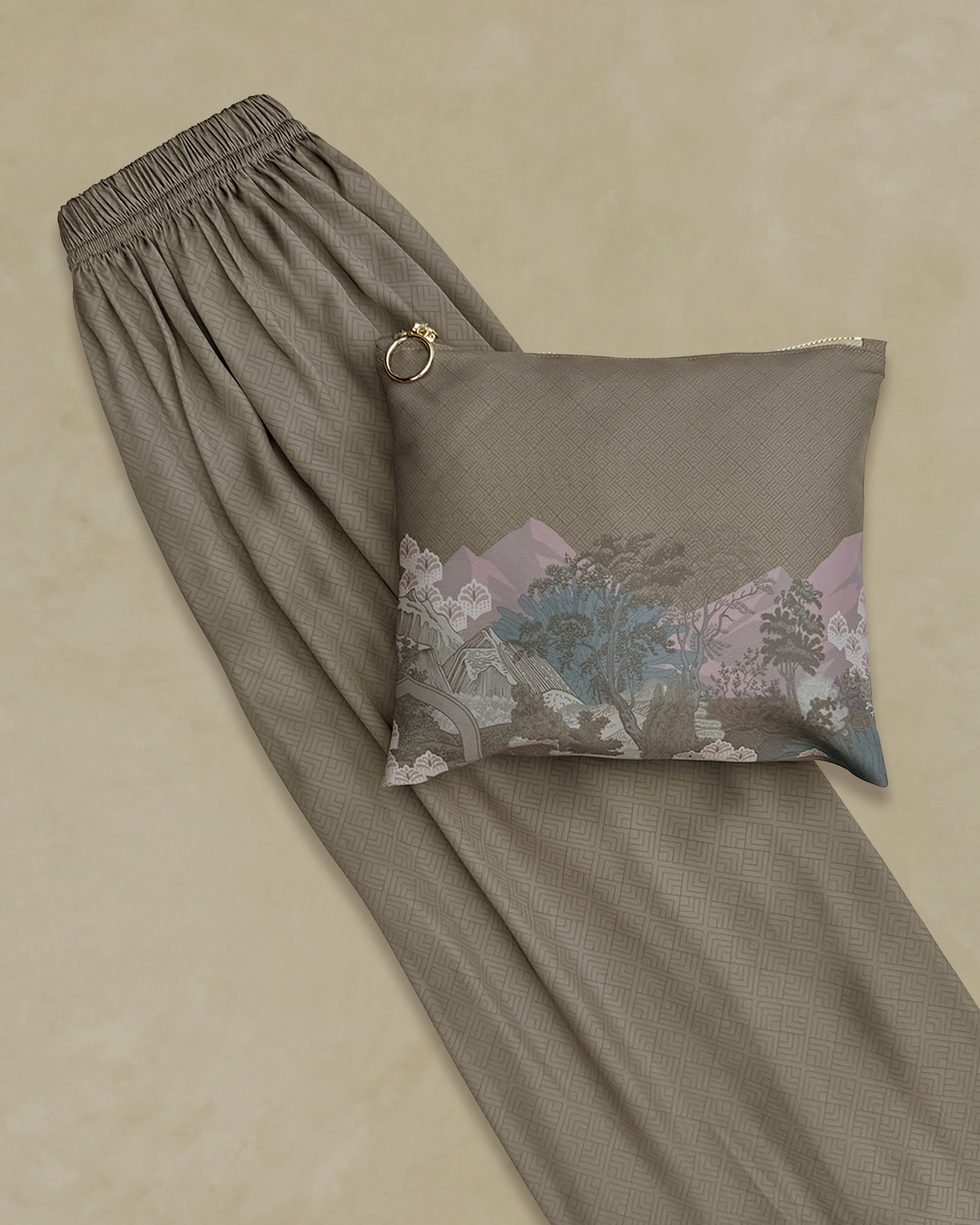 Set de prière (pochette inclus) Le Marais - Olive