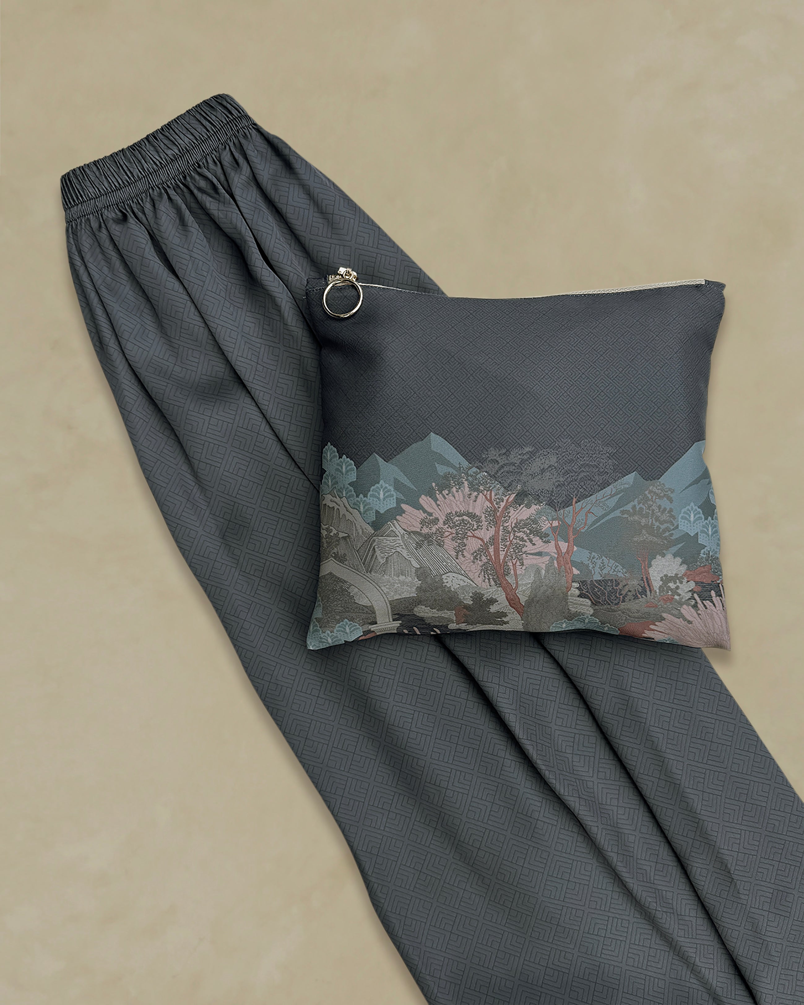 Set de prière (pochette inclus) Le Marais - Graphite