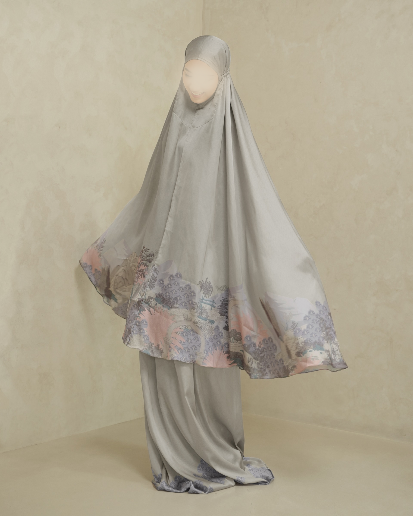 Set de prière (pochette inclus) Le Marais - Gris