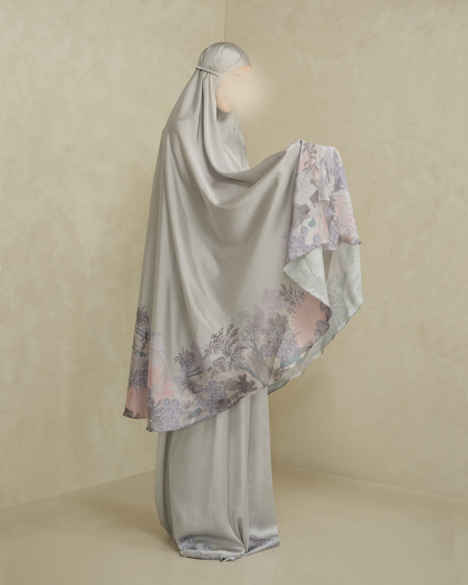 Set de prière (pochette inclus) Le Marais - Gris