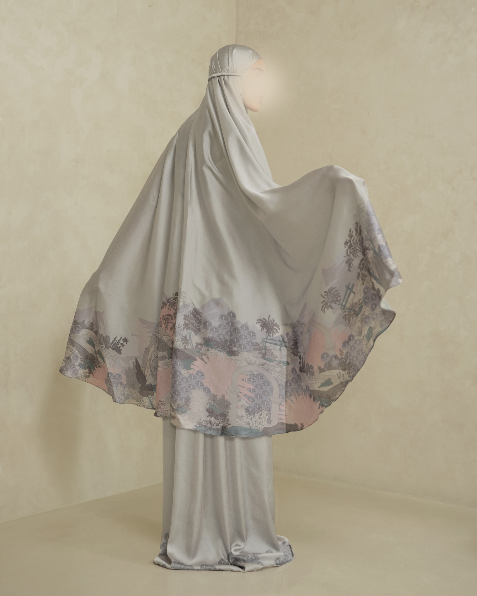 Set de prière (pochette inclus) Le Marais - Gris